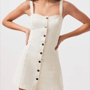 Pacsun White Denim dress